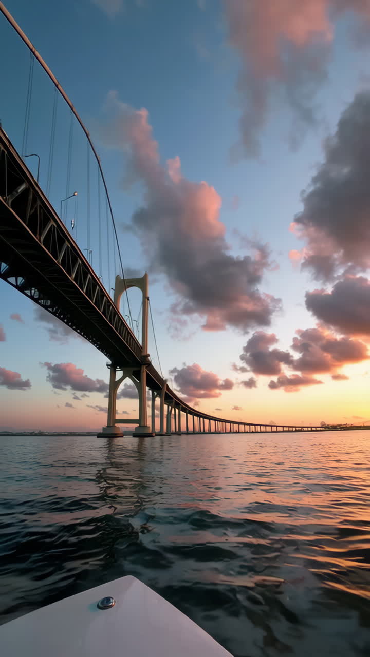 Grand Bridge at Sunset Reflected in Water