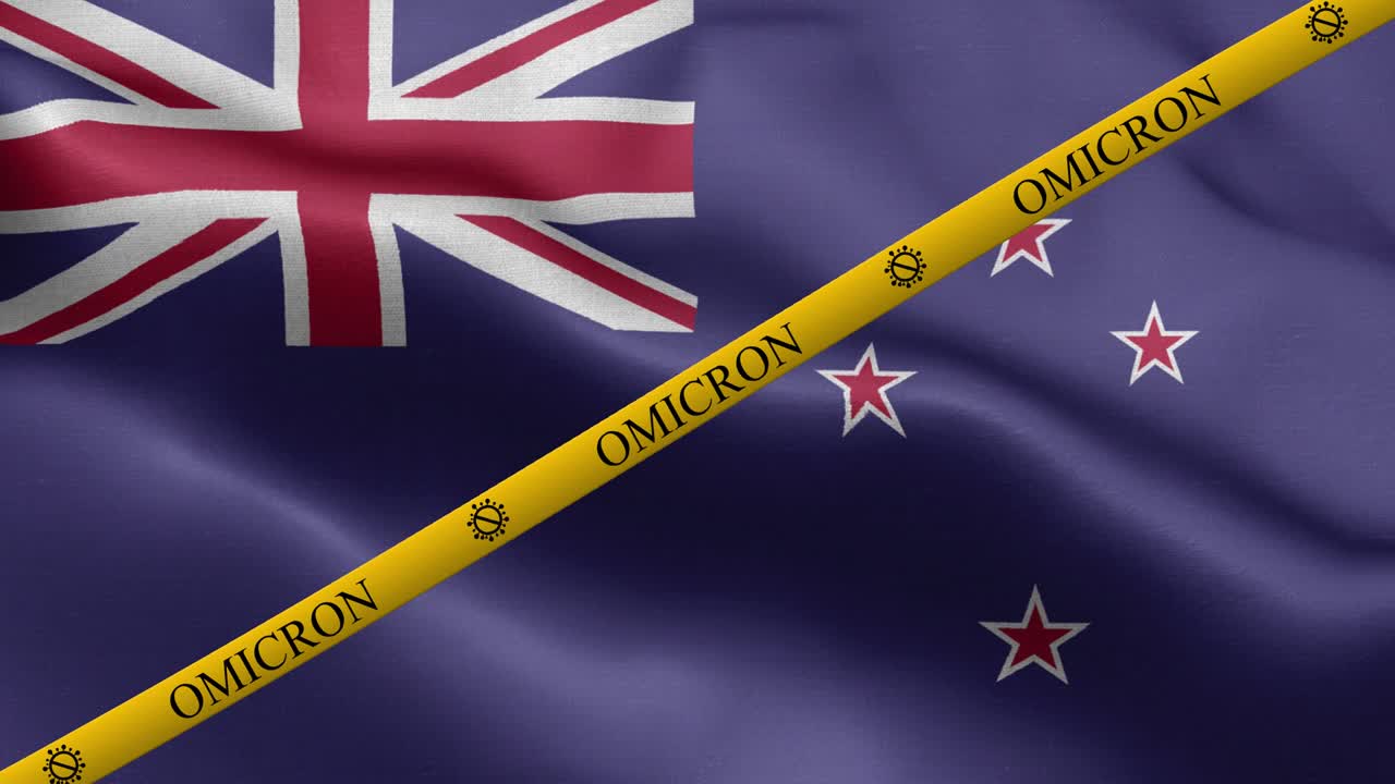 오미크론 변종과 뉴질랜드 발의 금지 줄무 - 뉴질랜드의 발