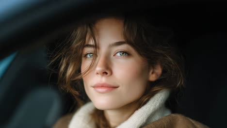portrait of a beautiful young woman