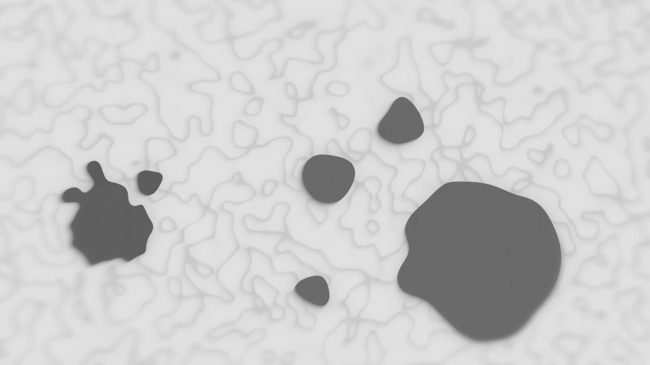 Abstract Pattern with Gray Shapes