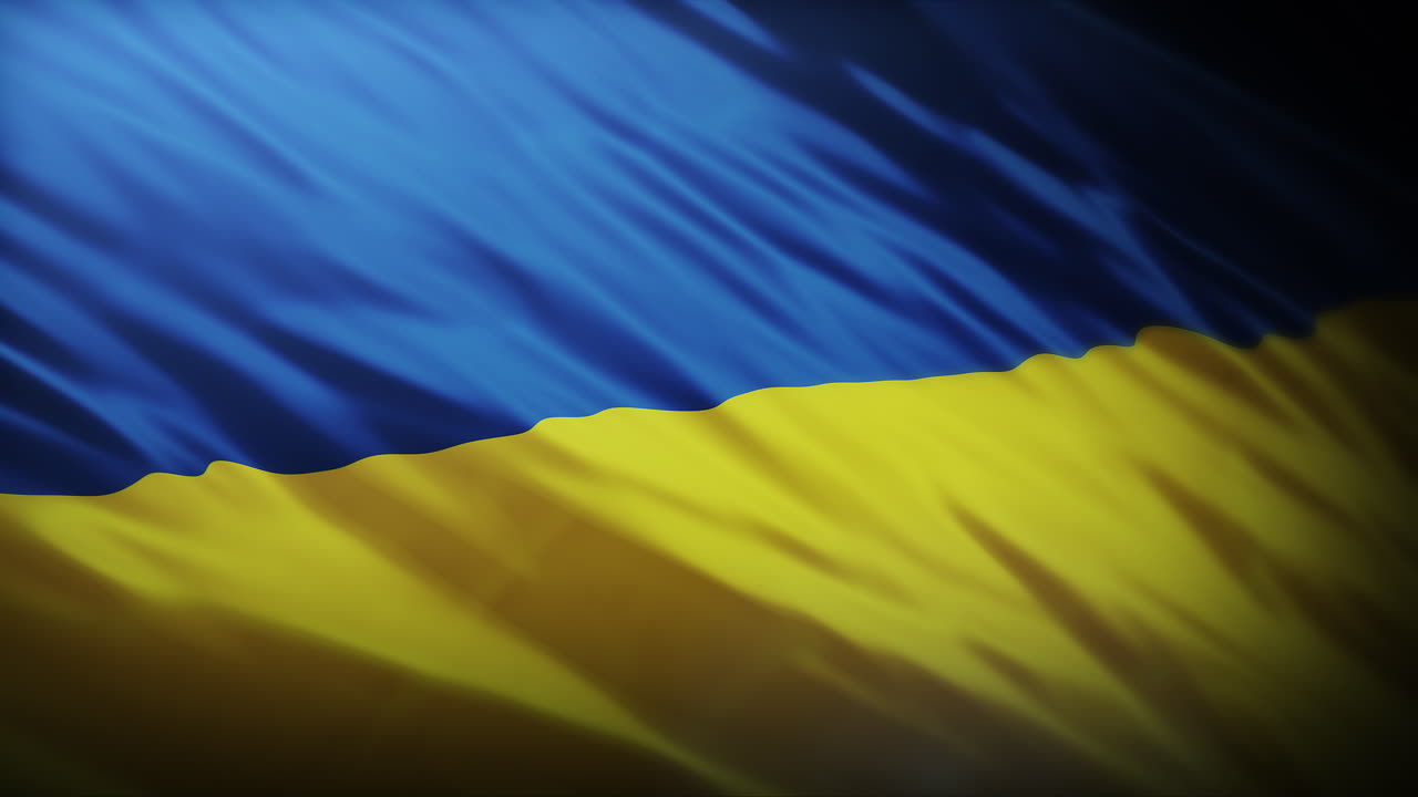 Ukraine flag full screen with high resolution 4k