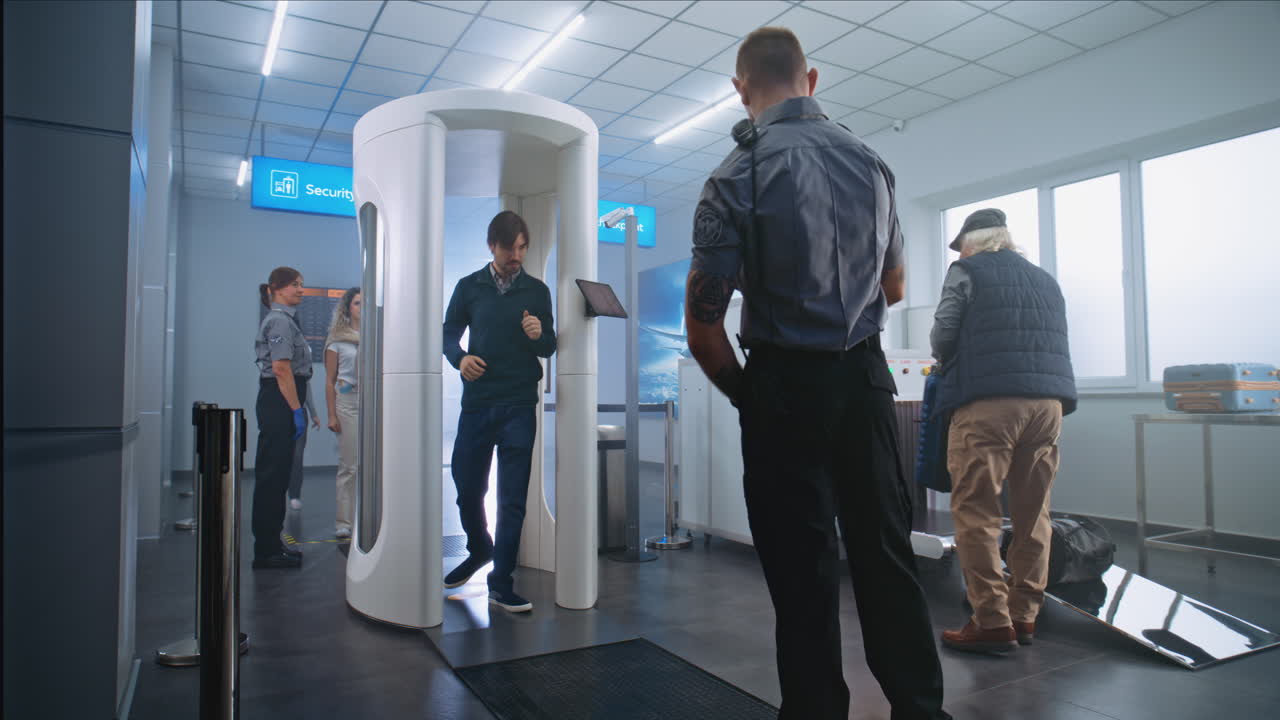 공항 보안 체크포인트