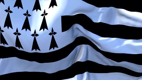 bandera británica ondeando en el viento animación en cámara lenta. 4k textura de tela realista bandera soplando suavemente en un día de viento fondo de bucle continuo sin costuras.