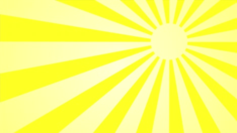Motion sunburst circle and background pattern animation.