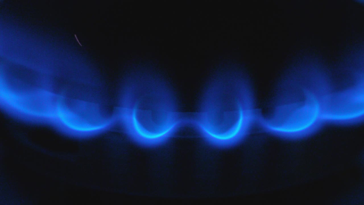 가스 스토브 연소