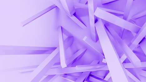 las líneas #d dan forma a la animación de renderización por computadora. conjunto de 5 colores diferentes. imágenes de bucle sin costuras.