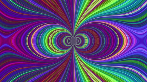 movimiento de toroide arco iris