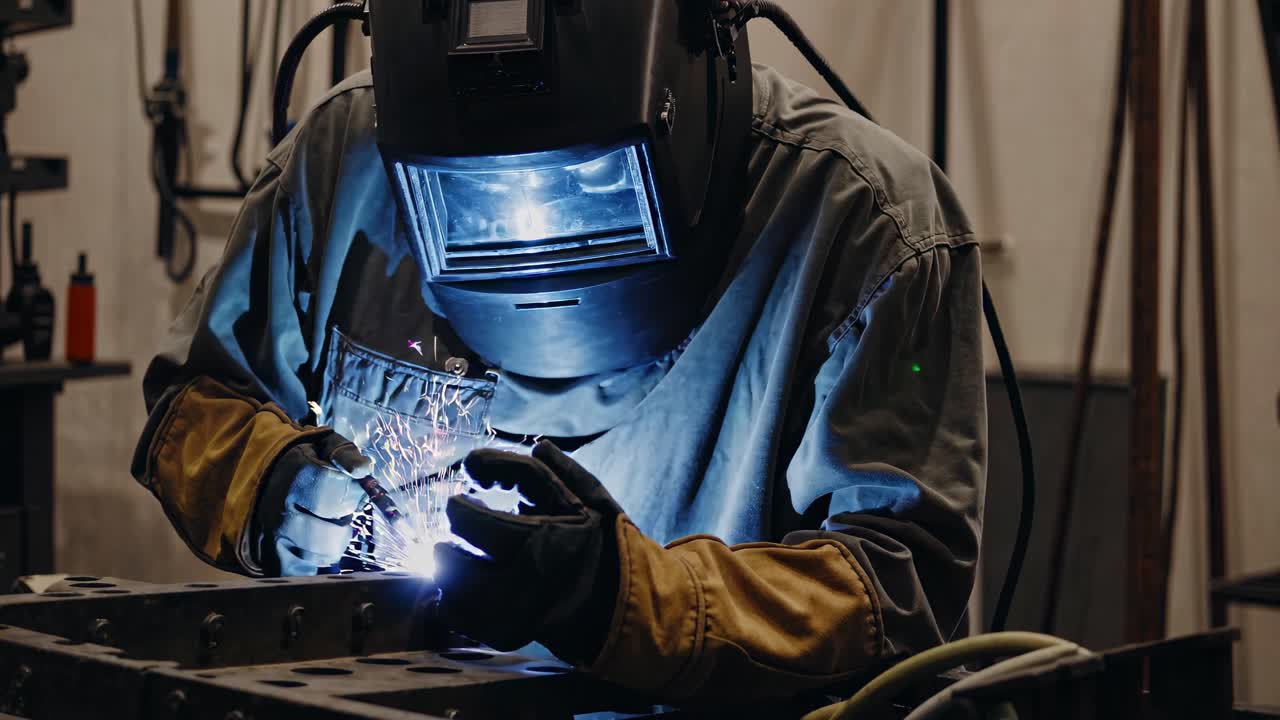 Welding in Progress