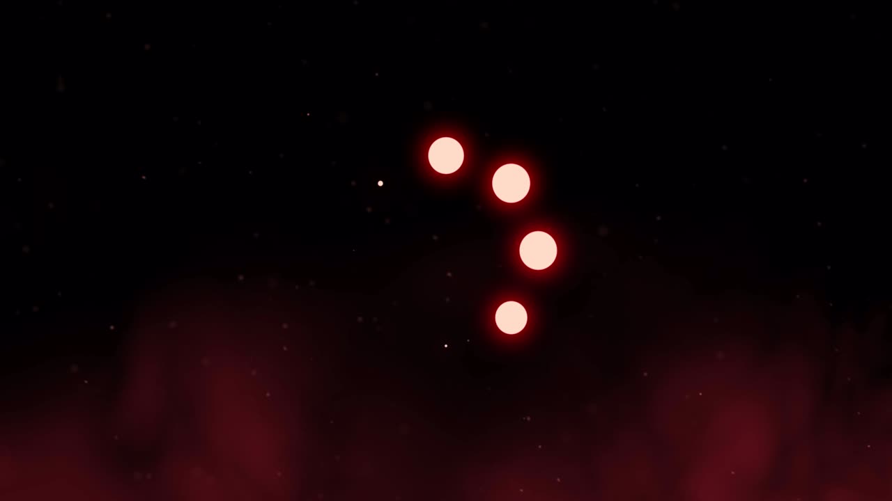 animación de la interfaz digital del círculo de carga brillante