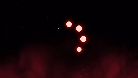 animation of glowing loading circle digital interface