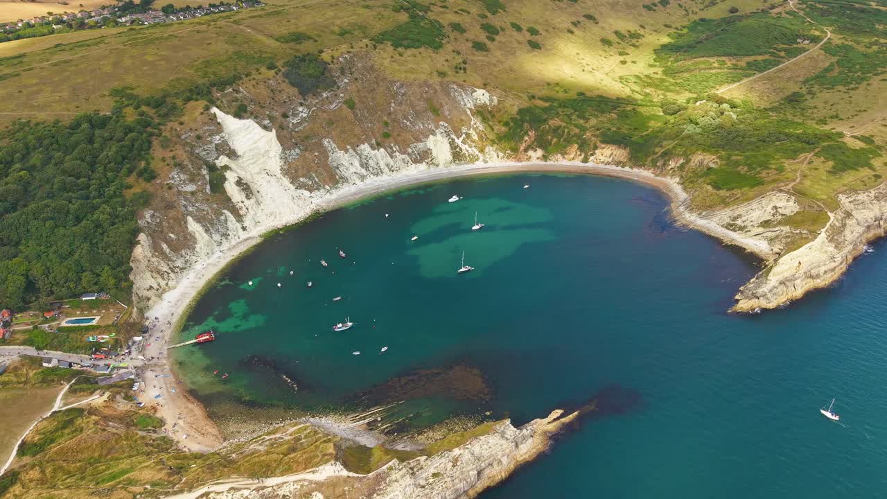 Aerial View of Lulworth Cove, Dorset
