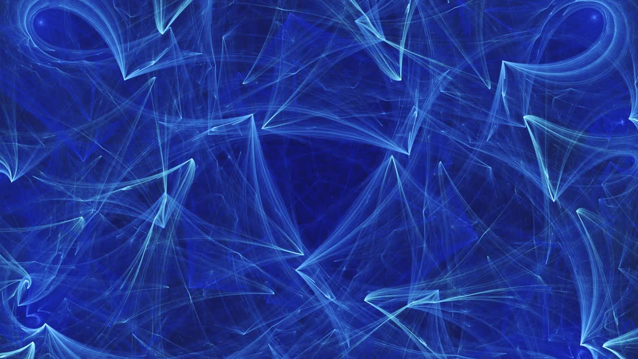 agujas abstractas nítidas azules heladas animación en bucle sin fin
