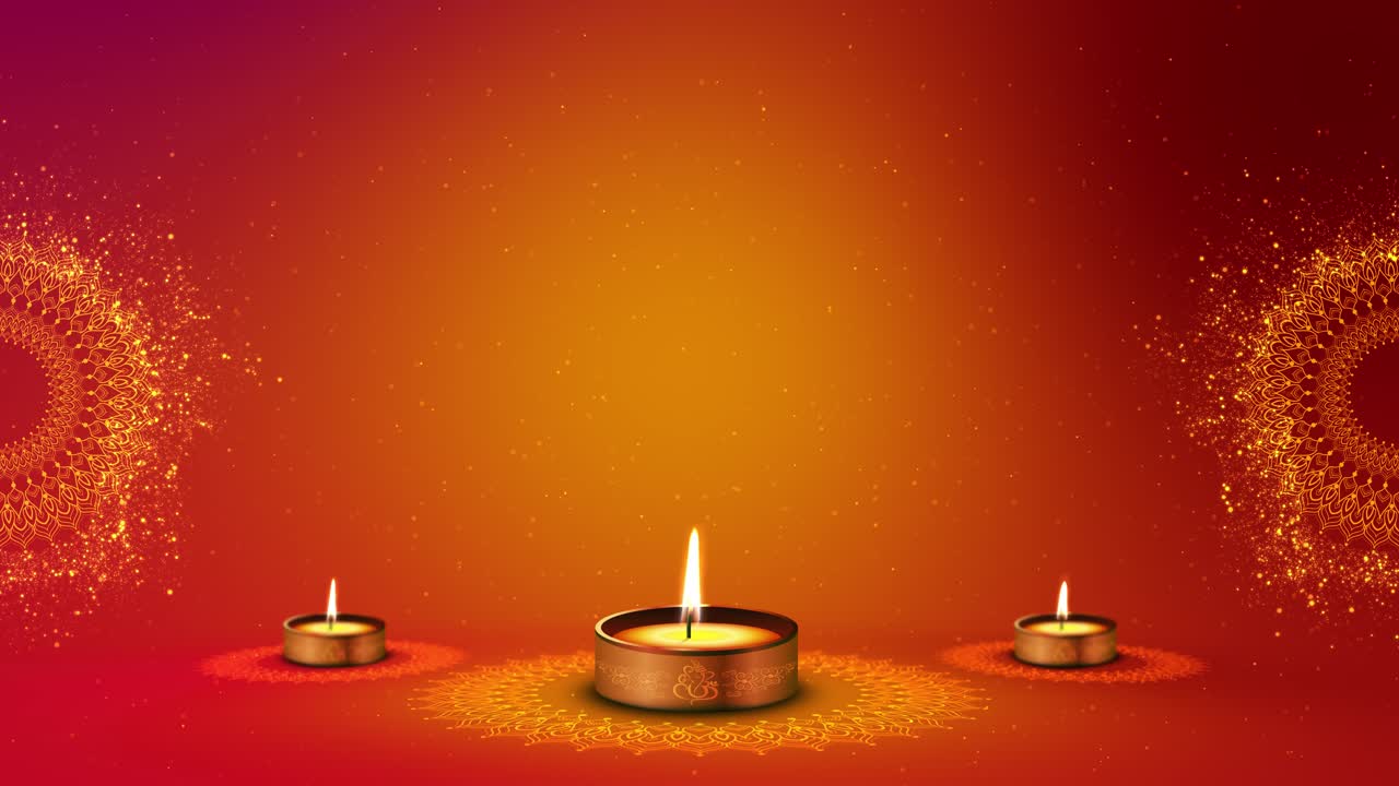 Felice festival di Diwali, design di sfondo decorativo ed elegante, sfondo lucido per le festività di Diwali con diya.