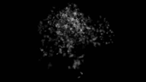 smoke and particles visual effect