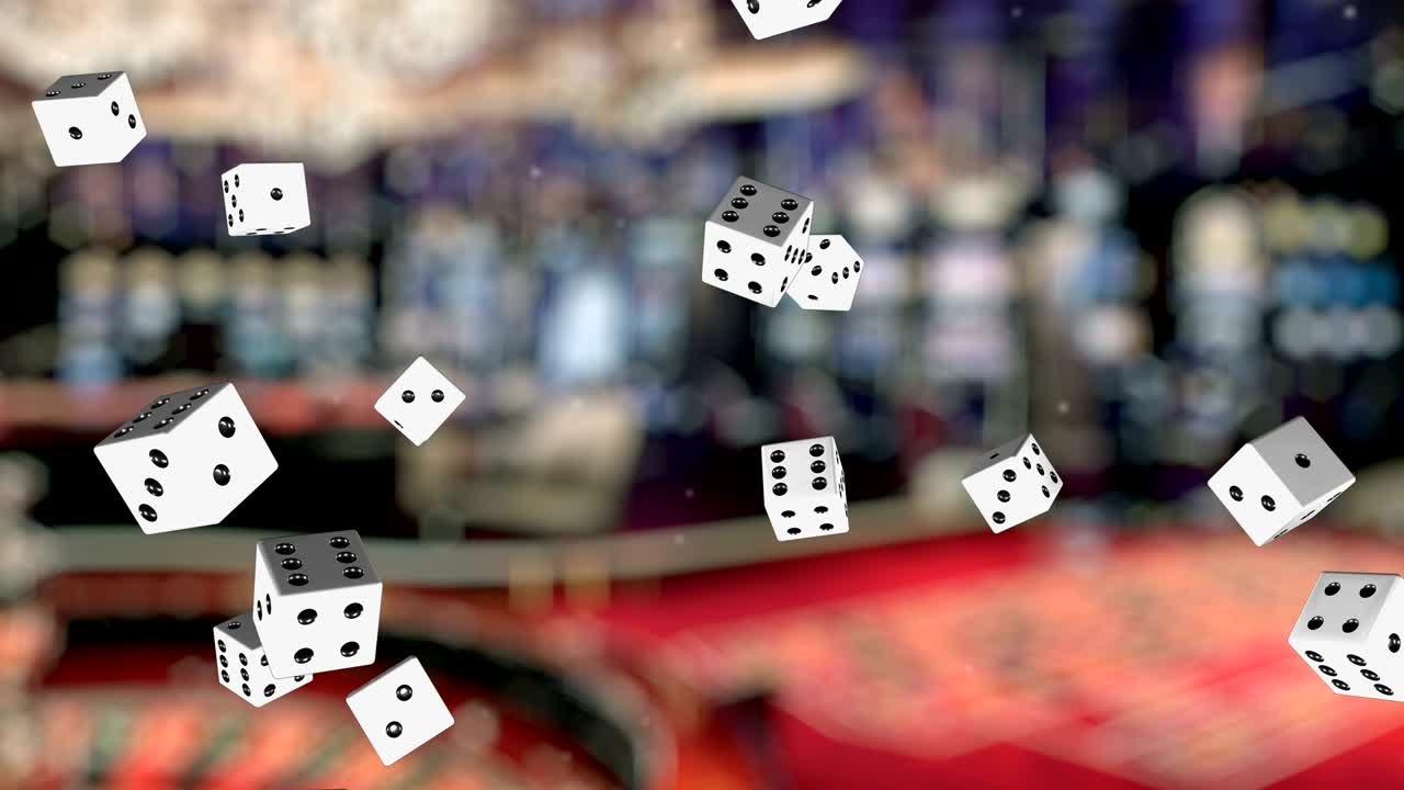 주사위가 떨어지는 (루프 가능한 애니메이션)