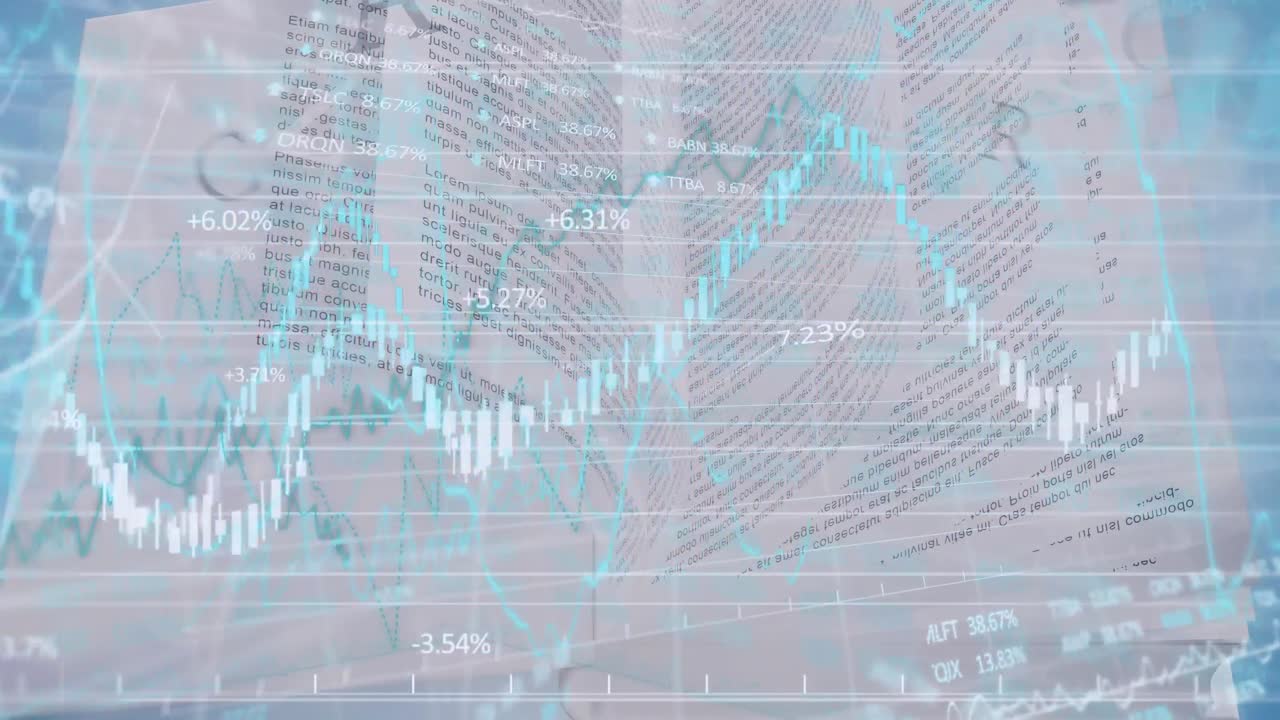 animación del procesamiento de datos sobre el libro