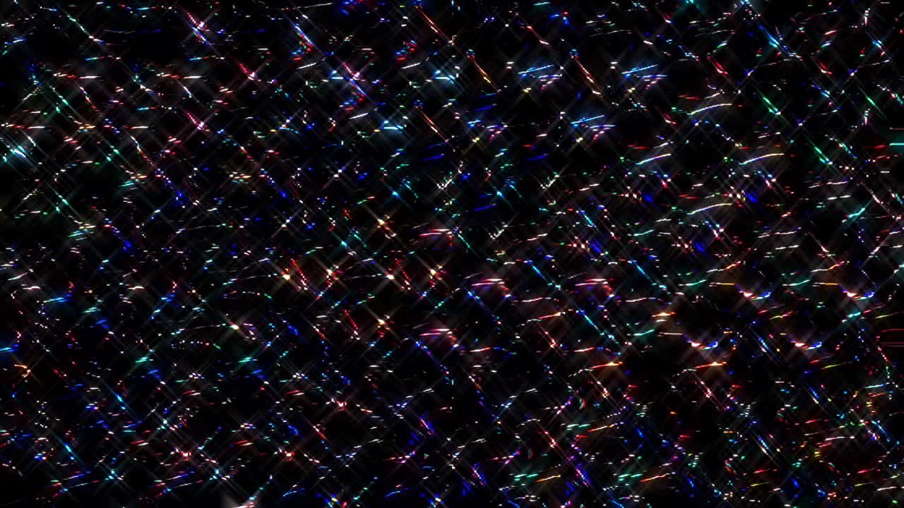 빛나는 밝은 선은 검은 바탕에 파동 움직임을 설정, 전체 색상