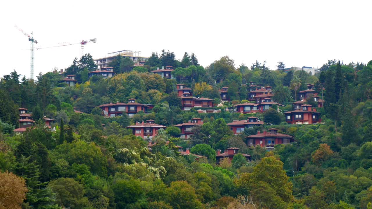 Houses on a Hillside in Turkey