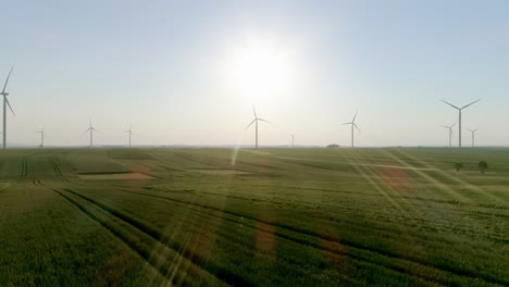 Vista-De-Drones-De-Turbinas-Eólicas