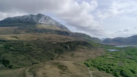 Aerial-of-amazing-postcard-Scottish-landscape