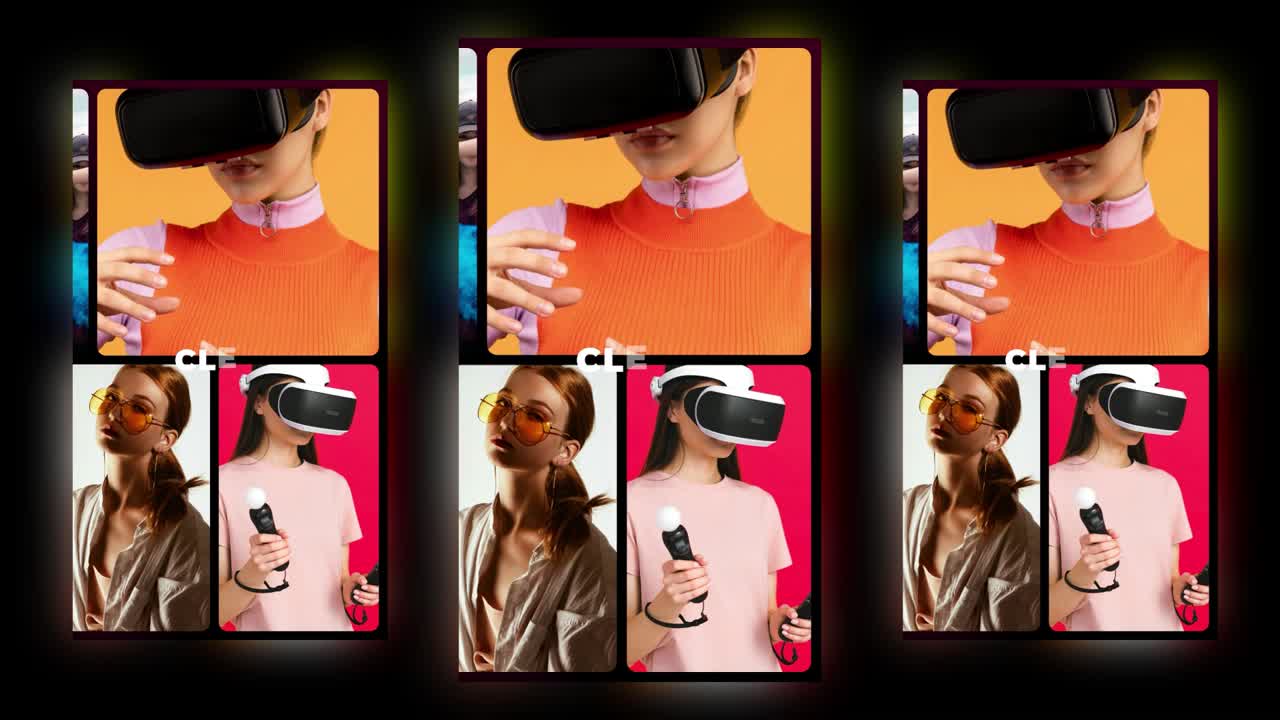 Vertical Multiscreen Minimal Opener