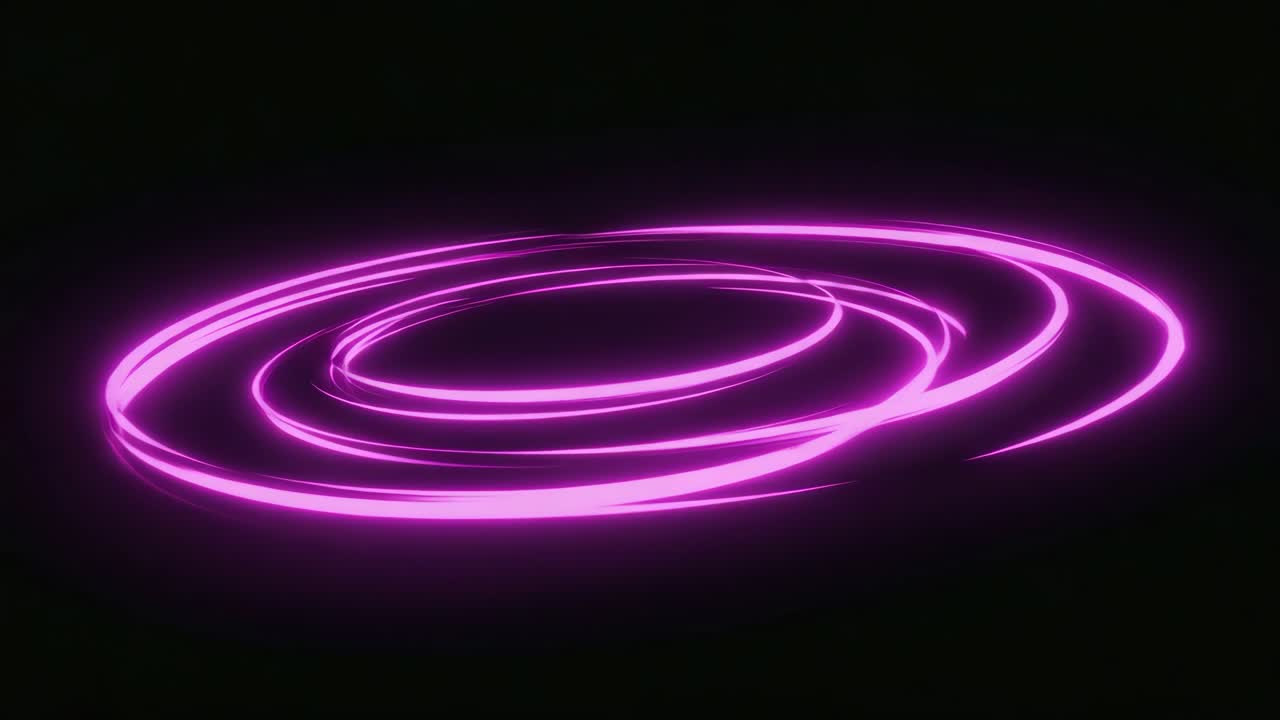 rutas de luz de neón abstractas