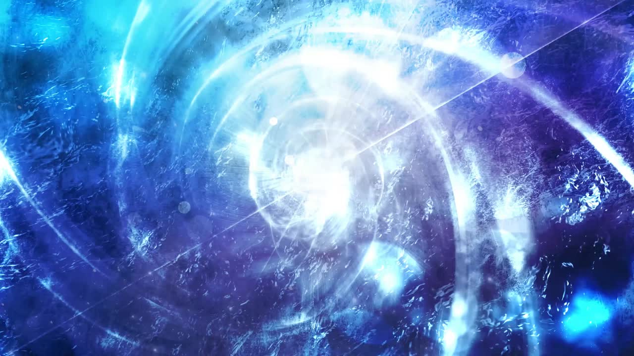 el remolino de la galaxia giratoria y las estrellas en el espacio - 4k animación de fondo de movimiento de bucle sin costuras