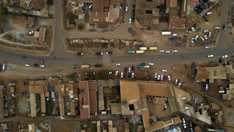 drone view of the rural kenya