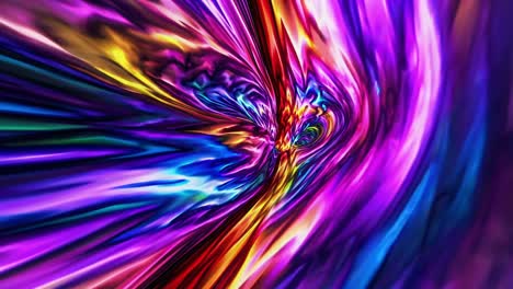 colorful abstract tunnel