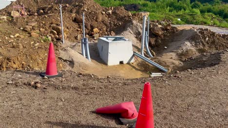 sitio de construcción de un nuevo desarrollo de viviendas