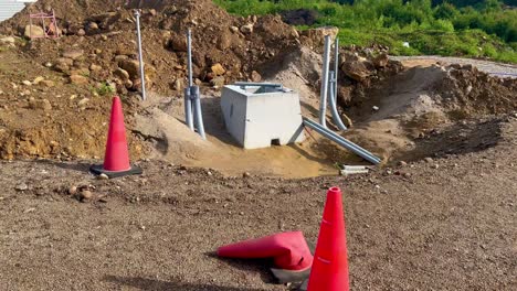 construction site of new housing development