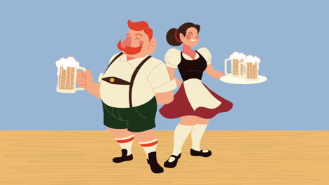 bavarian beer celebration