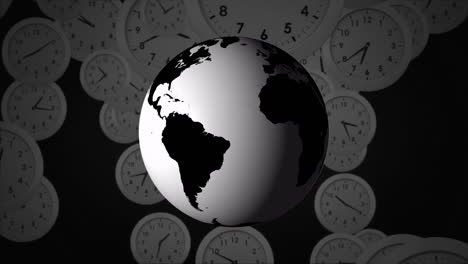 clocks with globe