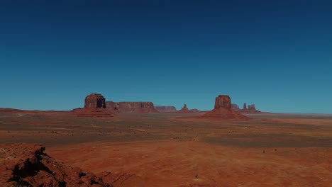 monument valley panoramic view in utah and arizona