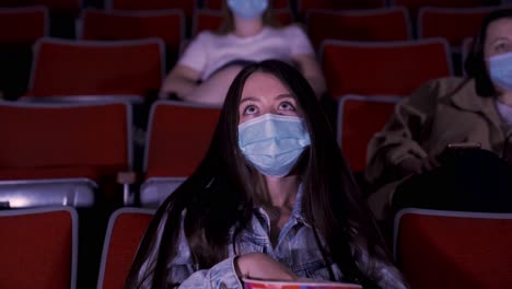 movie theater audience during pandemic