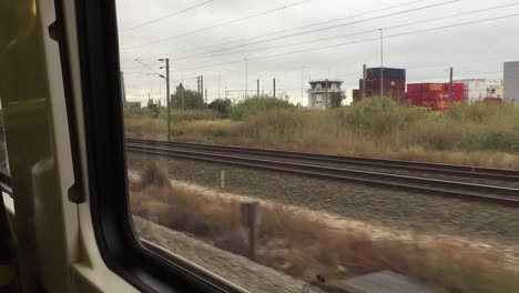 train leaving the station