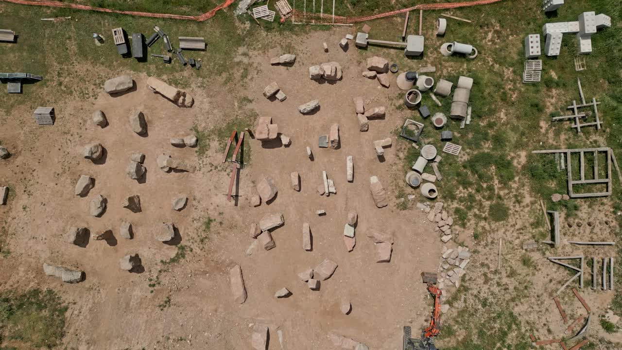 зона велосипедного испытания в жиронелле, барселона в испании