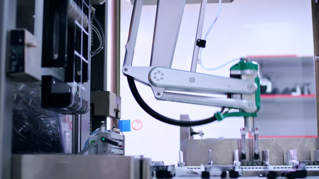 화학 공장 의 제조 라인. 자동화 된 생산 라인. 로 ⁇  팔