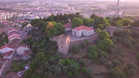 Drone-fly-around-the-castle,-more-close-of-the-castle