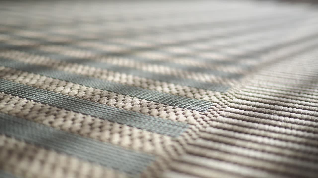 Close-up of a striped fabric texture