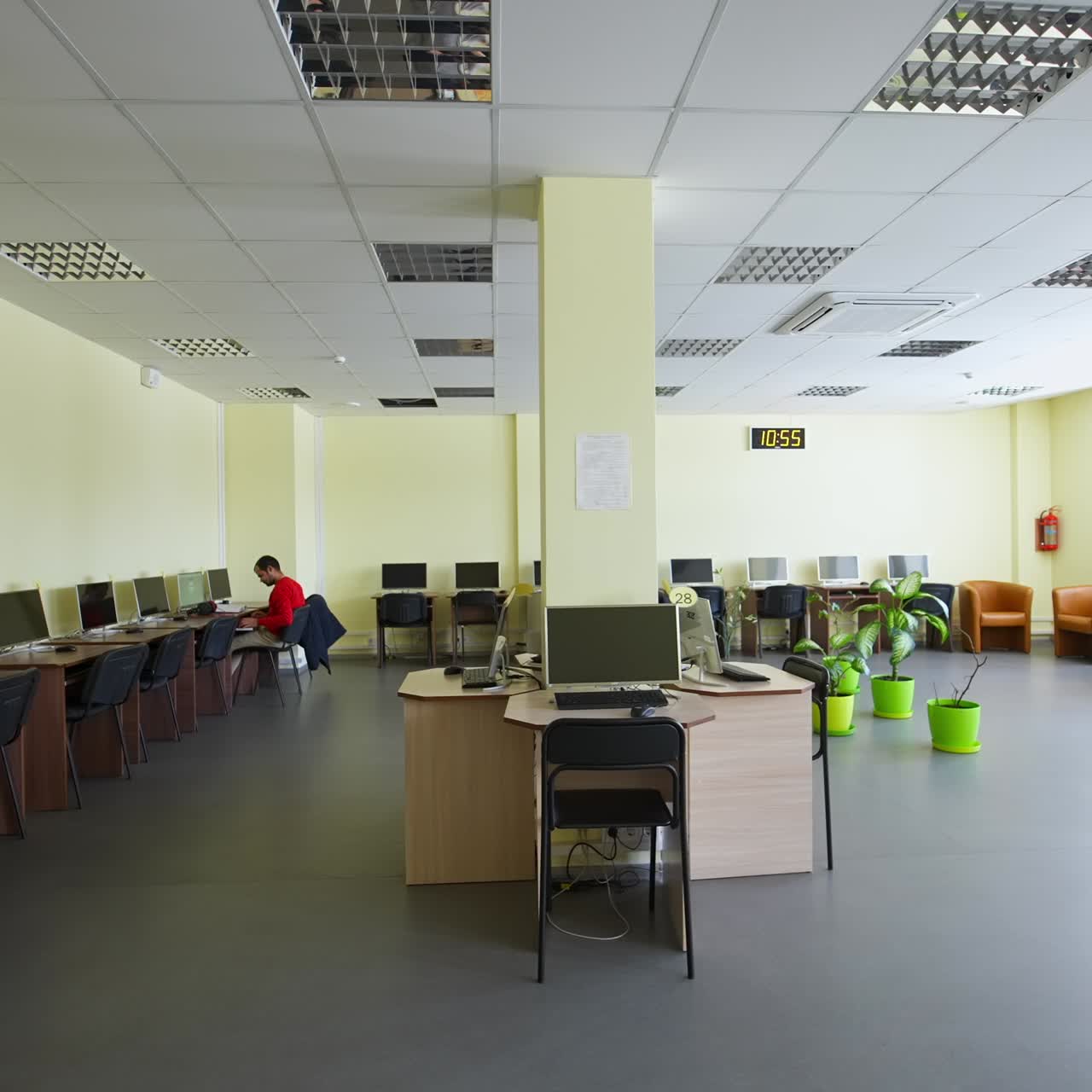 Computer lab at university