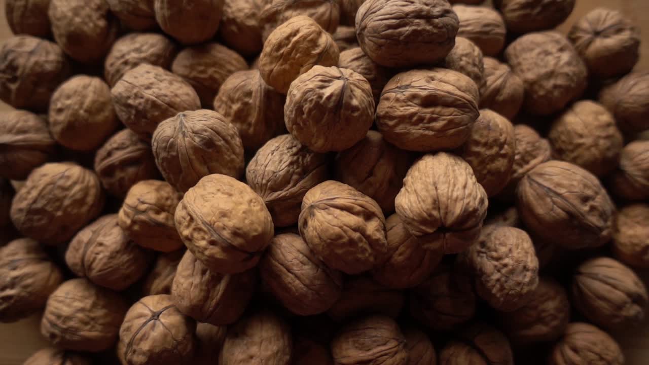 Noci pecan come sfondo alimentare