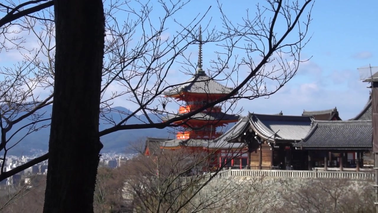 Japonský chrám Kijomizu-dera