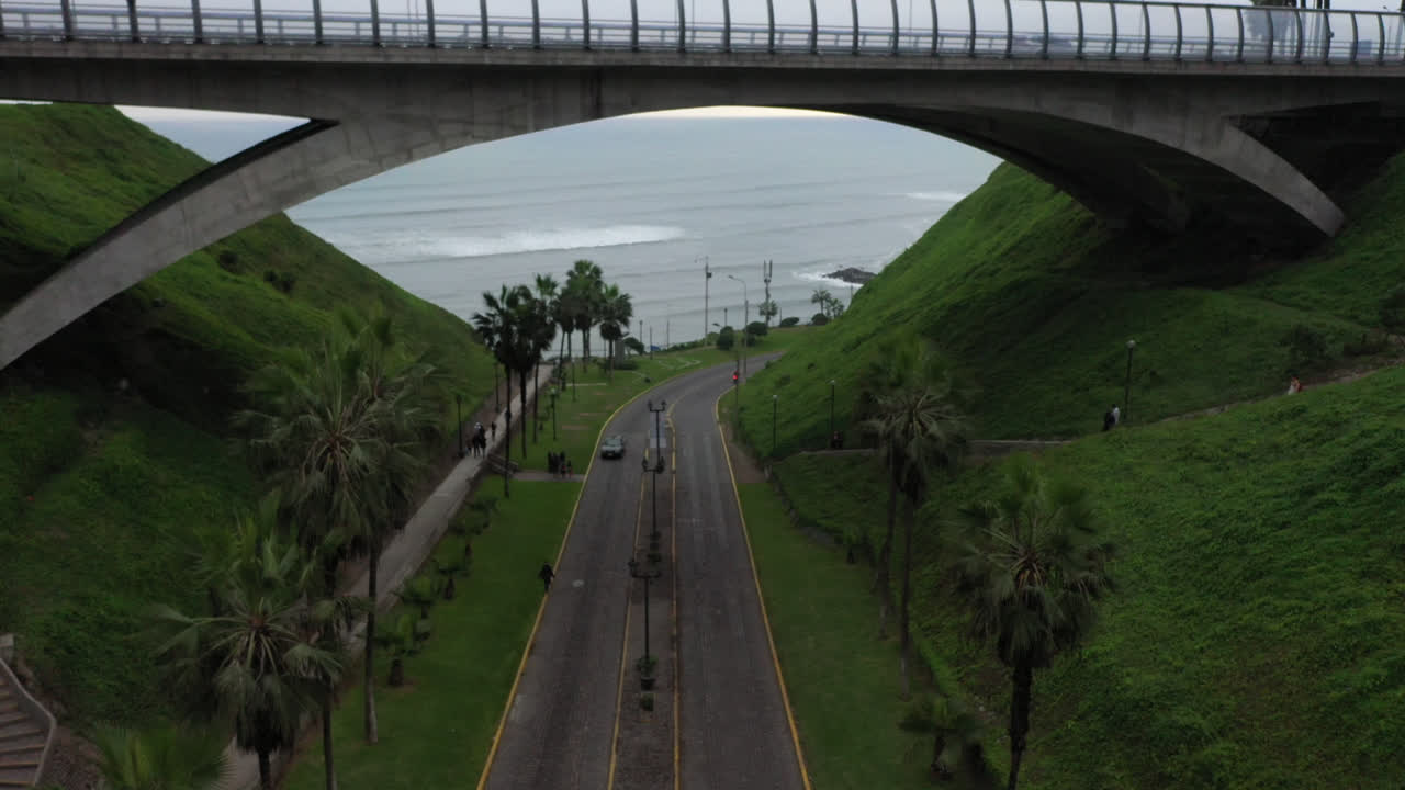 lima, perú, imágenes de drones. aéreo