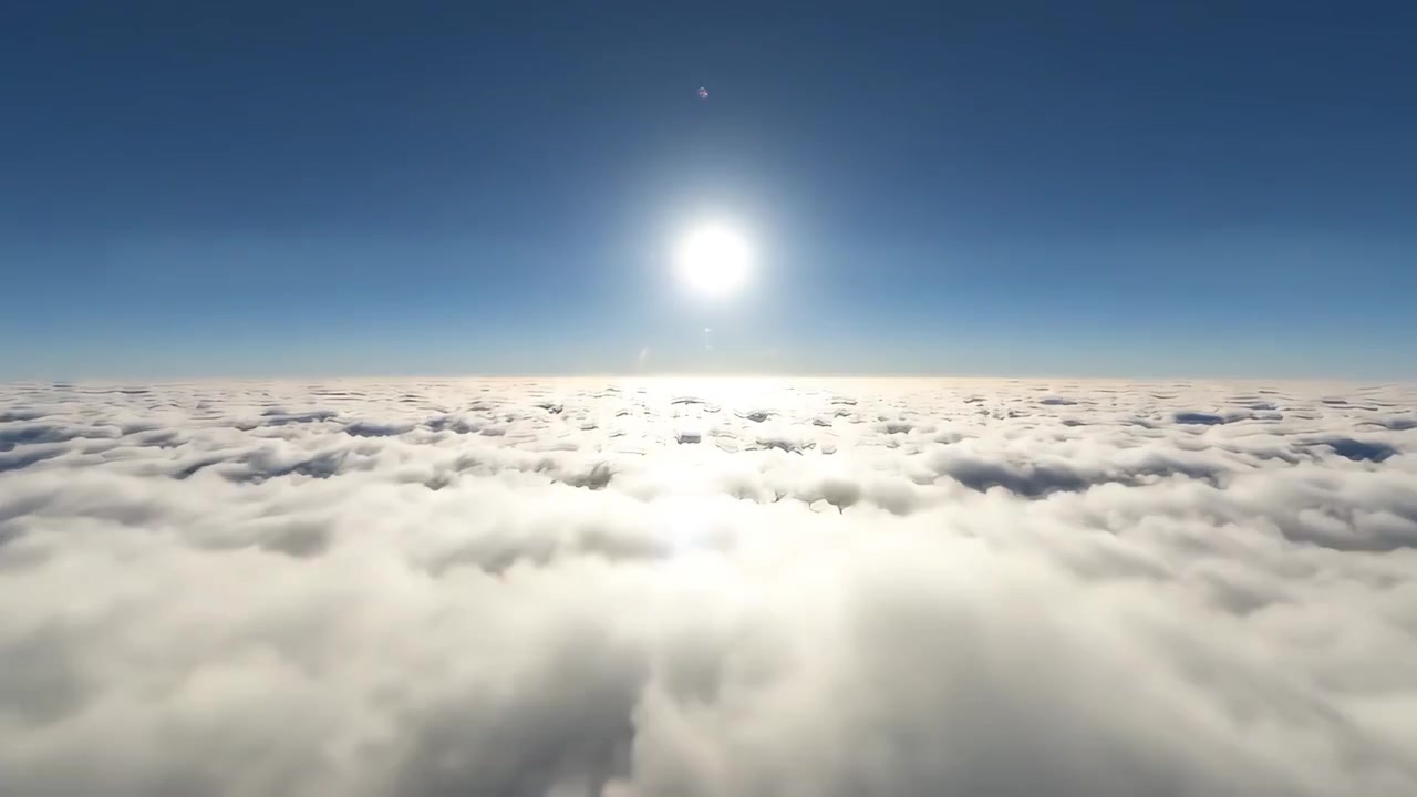 Sfondo per Adorazione 4K: Croce Cristiana e Luce Celeste