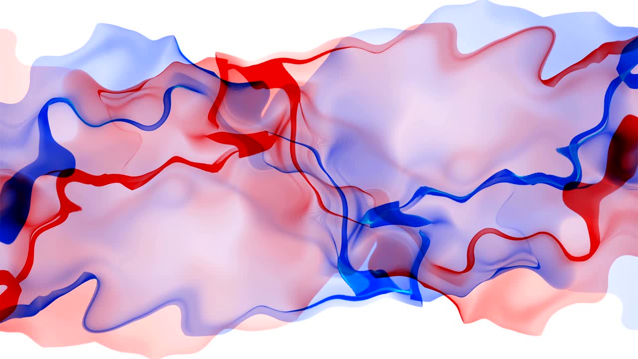 pintura digital turbulenta salpicaduras de humo nube suave fondo abstracto - nueva calidad única colorido movimiento alegre imágenes de video dinámico