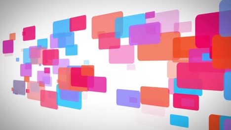 animación de la red de conexiones con pantallas de colores y procesamiento de datos