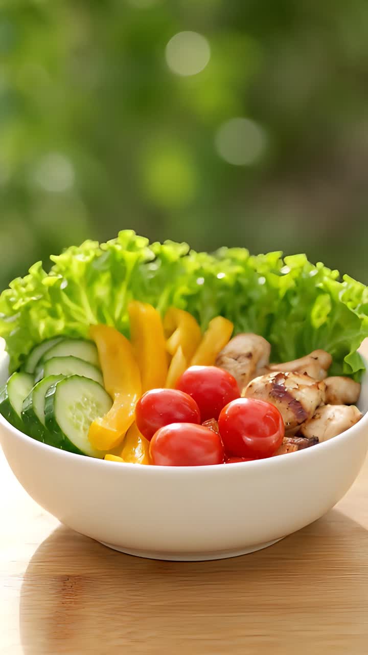 Salad Makanan Sehat 4K