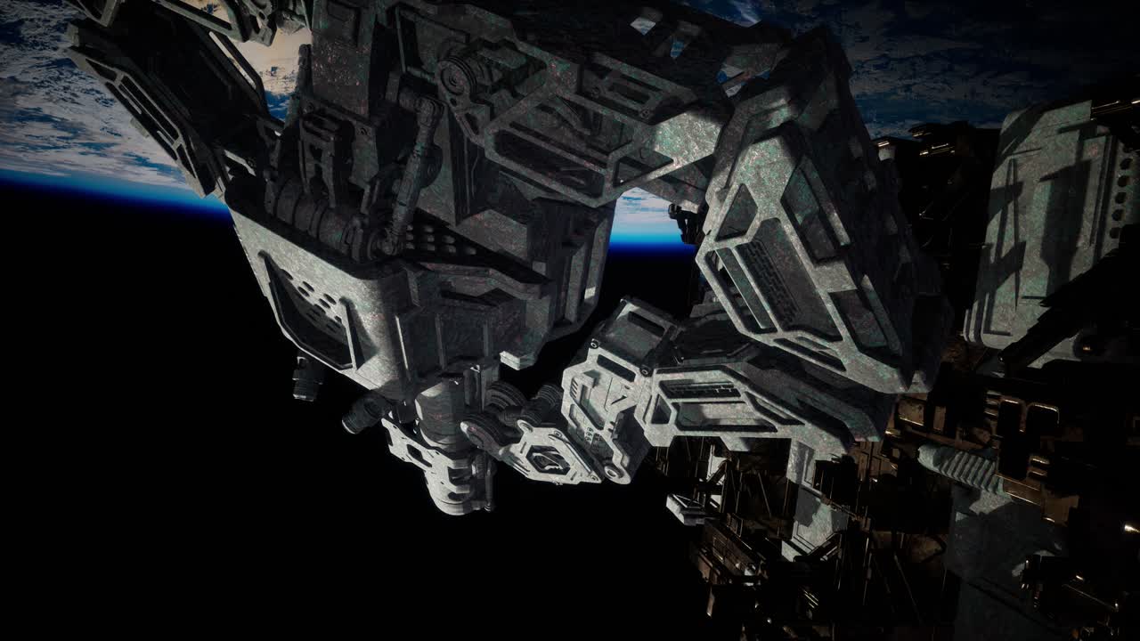 Fleet of Massive Spaceships Known as Motherships Taking Position over Earth