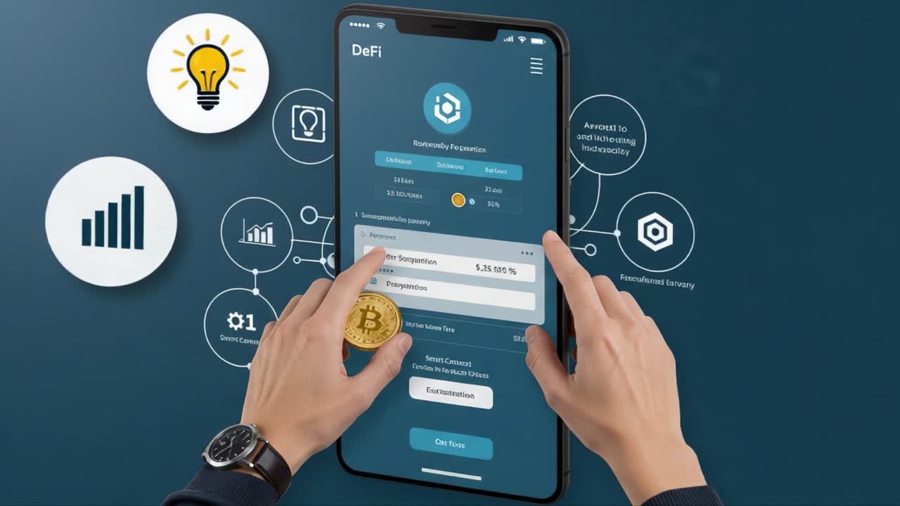 Exploring Decentralized Finance: An Interactive Mobile Experience Showcasing Cryptocurrency Management and Analytical Insights in the Digital Realm